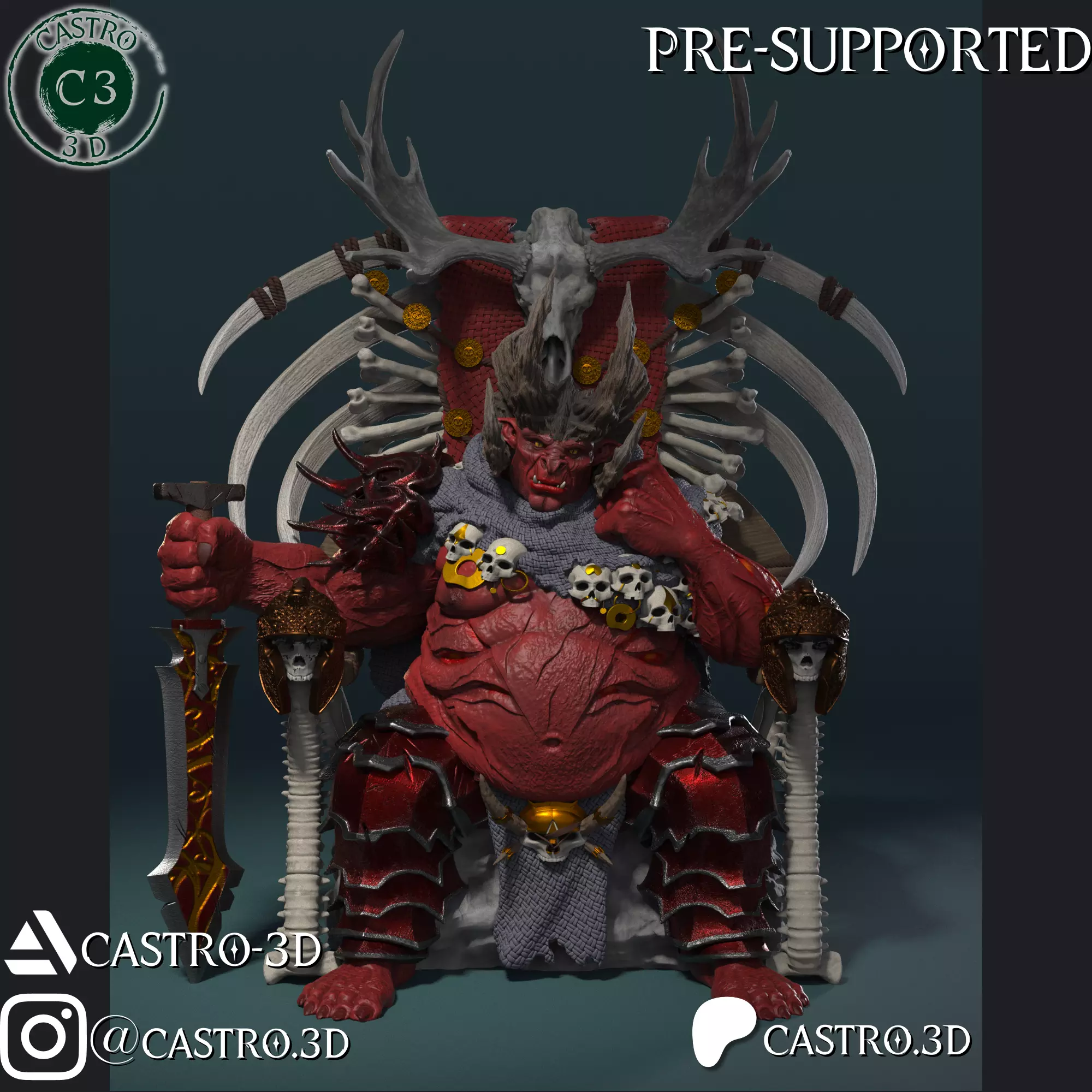 Yurgir the Orthon - BG3 Miniature Collection 3D print model