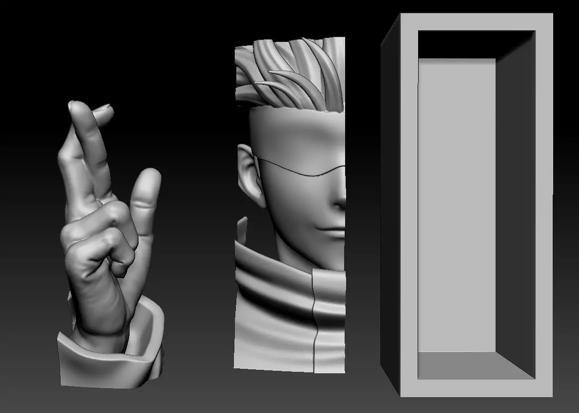 Satoru Gojo Jujutsu Kaisen BookNook 3D print model_6