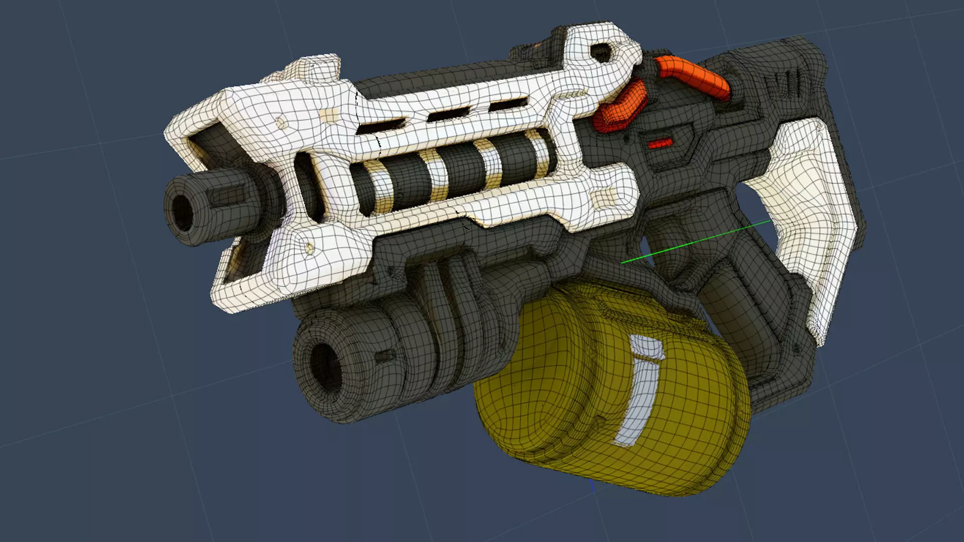 Cryoshard Low-poly 3D model_2