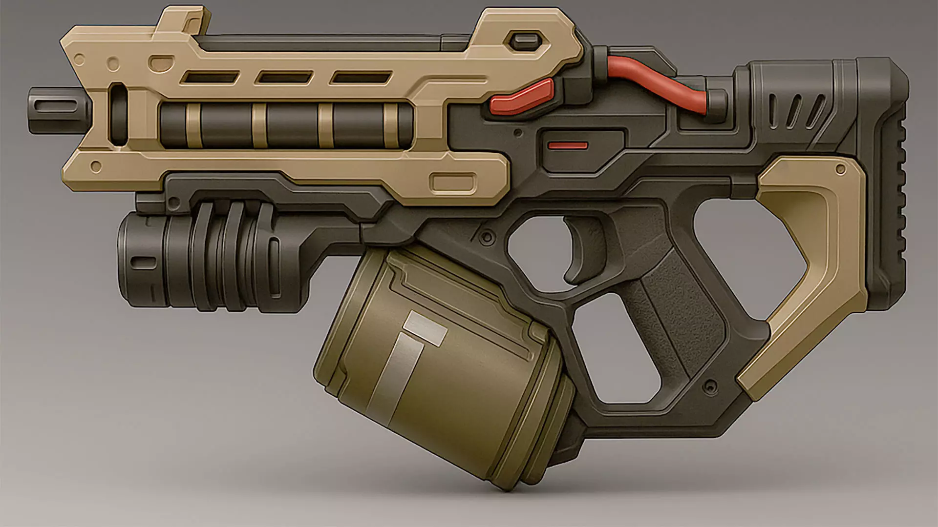 Cryoshard Low-poly 3D model_1