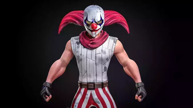 Stylized Battle Clown-UE4 UE5 Unity