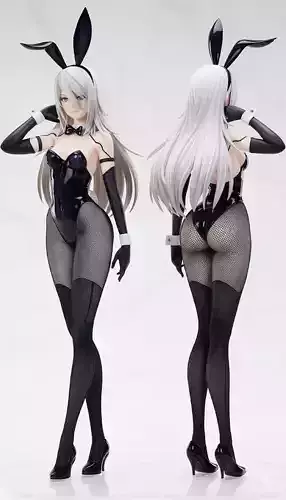 Lunar Bunnies Dual Anime Inspired Latex Outfits Girl