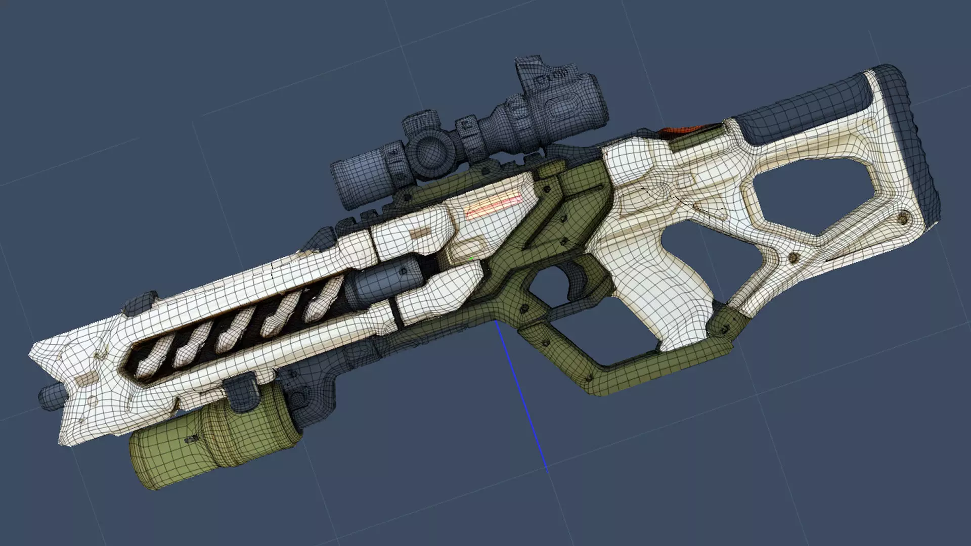 Ion Reaver Low-poly 3D model_2