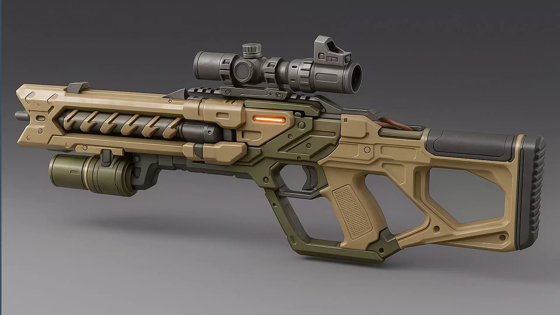 Ion Reaver Low-poly 3D model_1