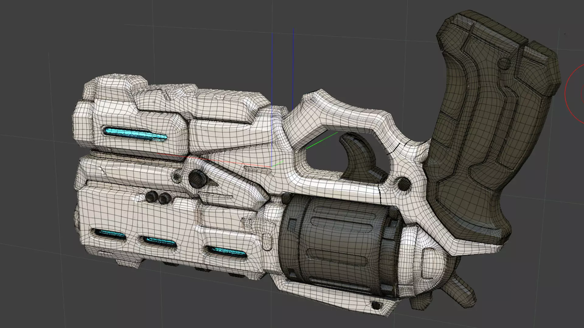 Neuroflame Low-poly 3D model_3