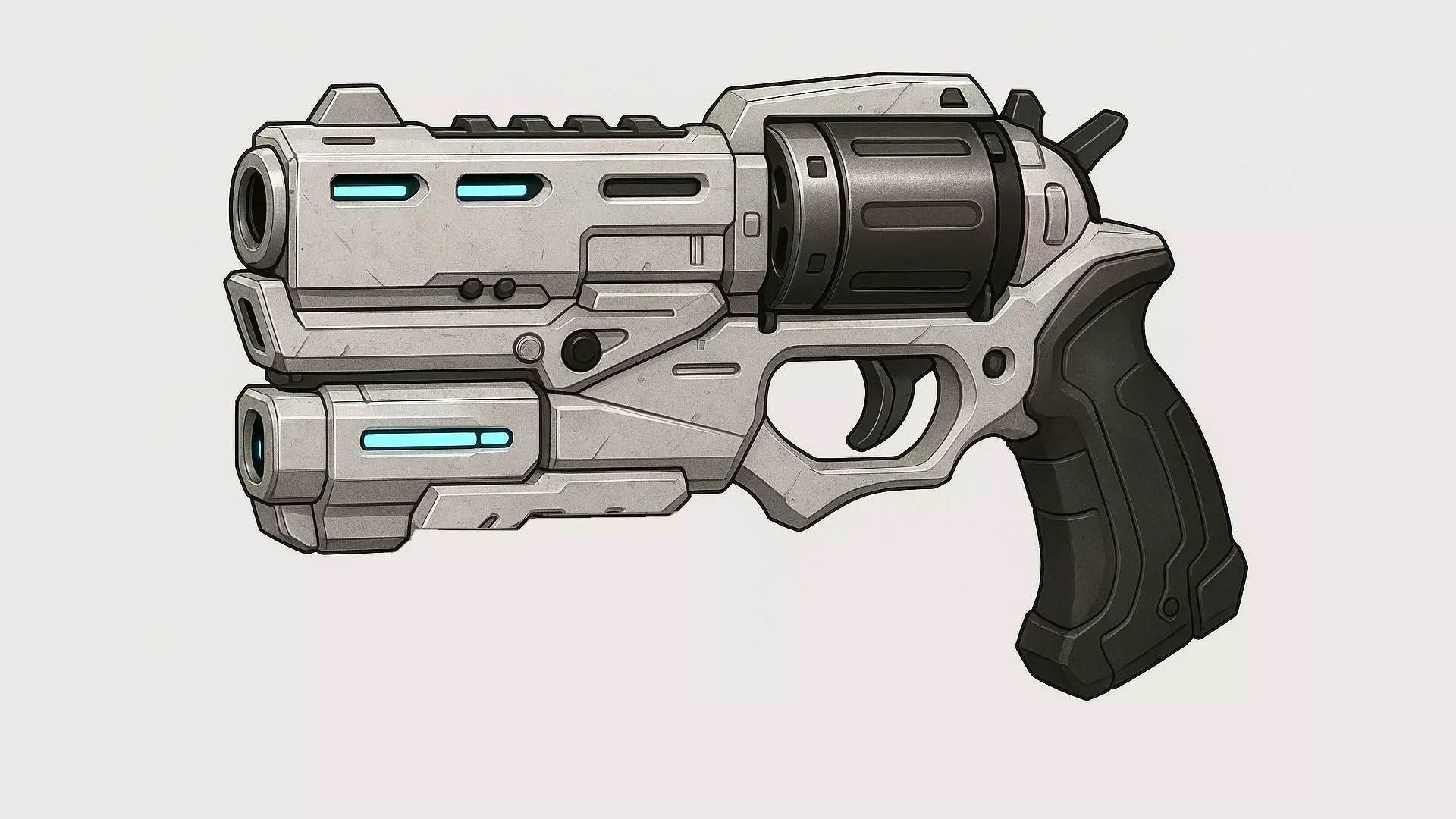 Neuroflame Low-poly 3D model_1