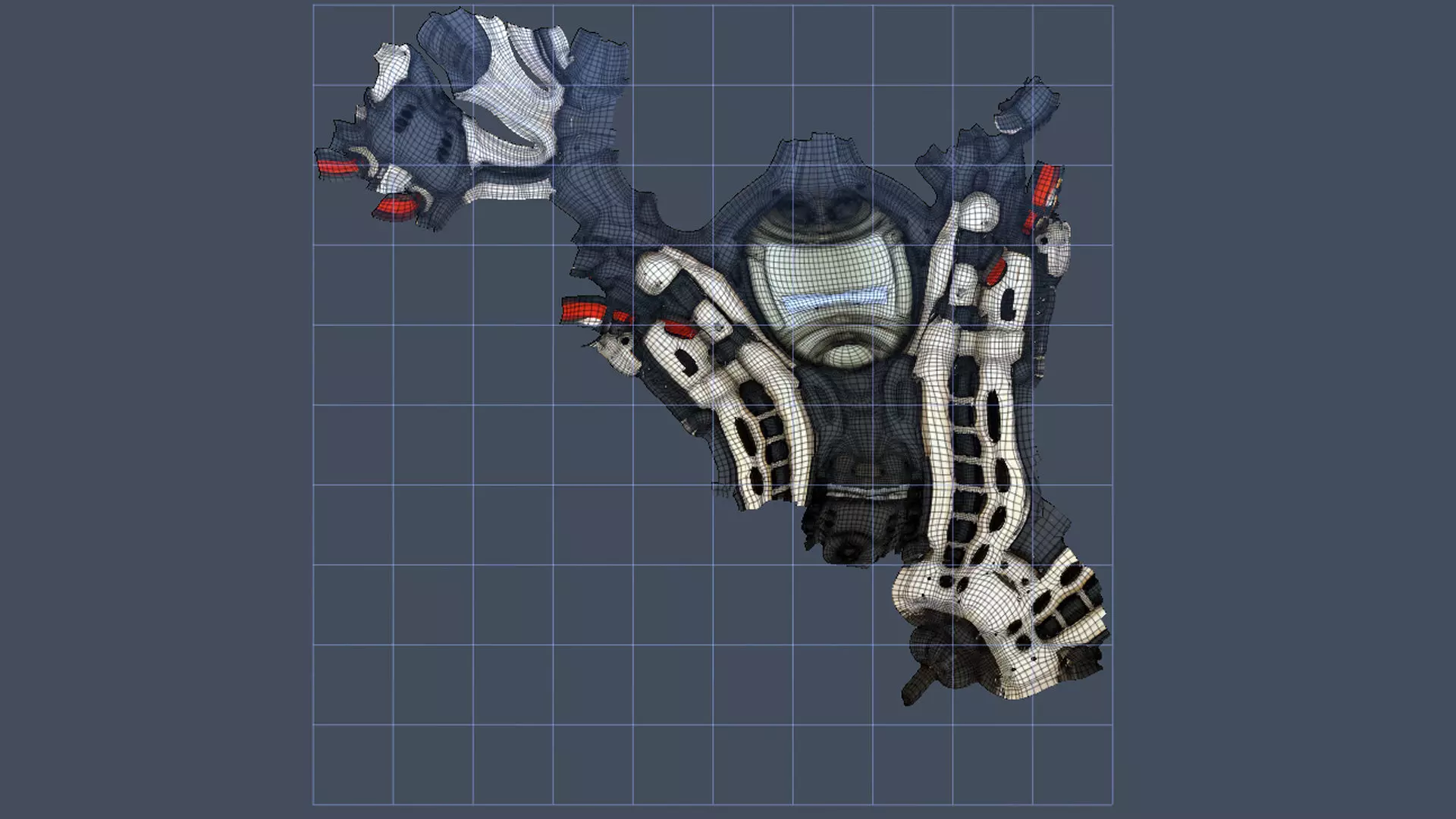 Phantom Rail Low-poly 3D model_4