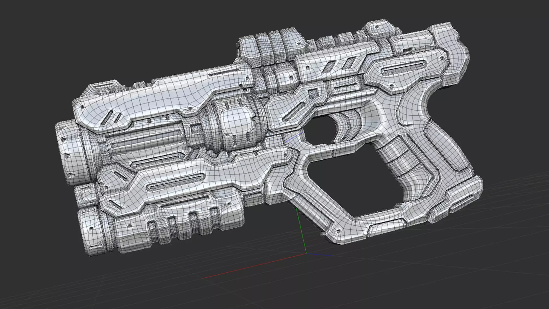 Plasmavore Low-poly 3D model_2