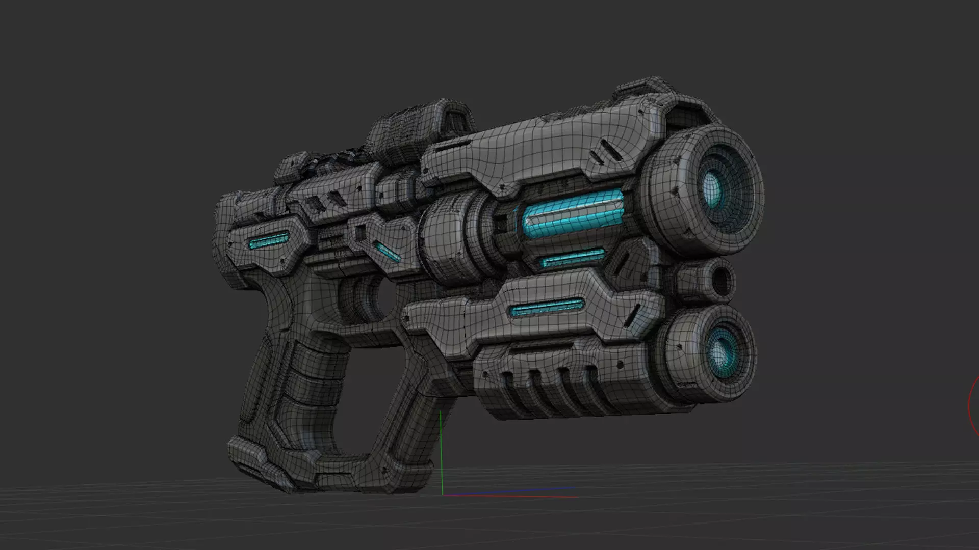 Plasmavore Low-poly 3D model_1