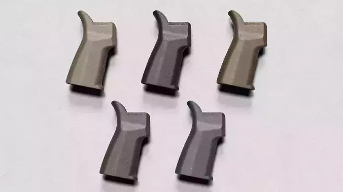 Reptilia - CQG Pistol Grip - Replica Low-poly 3D model