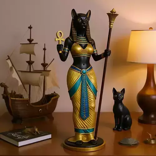 Statue of the Egyptian goddess Bastet