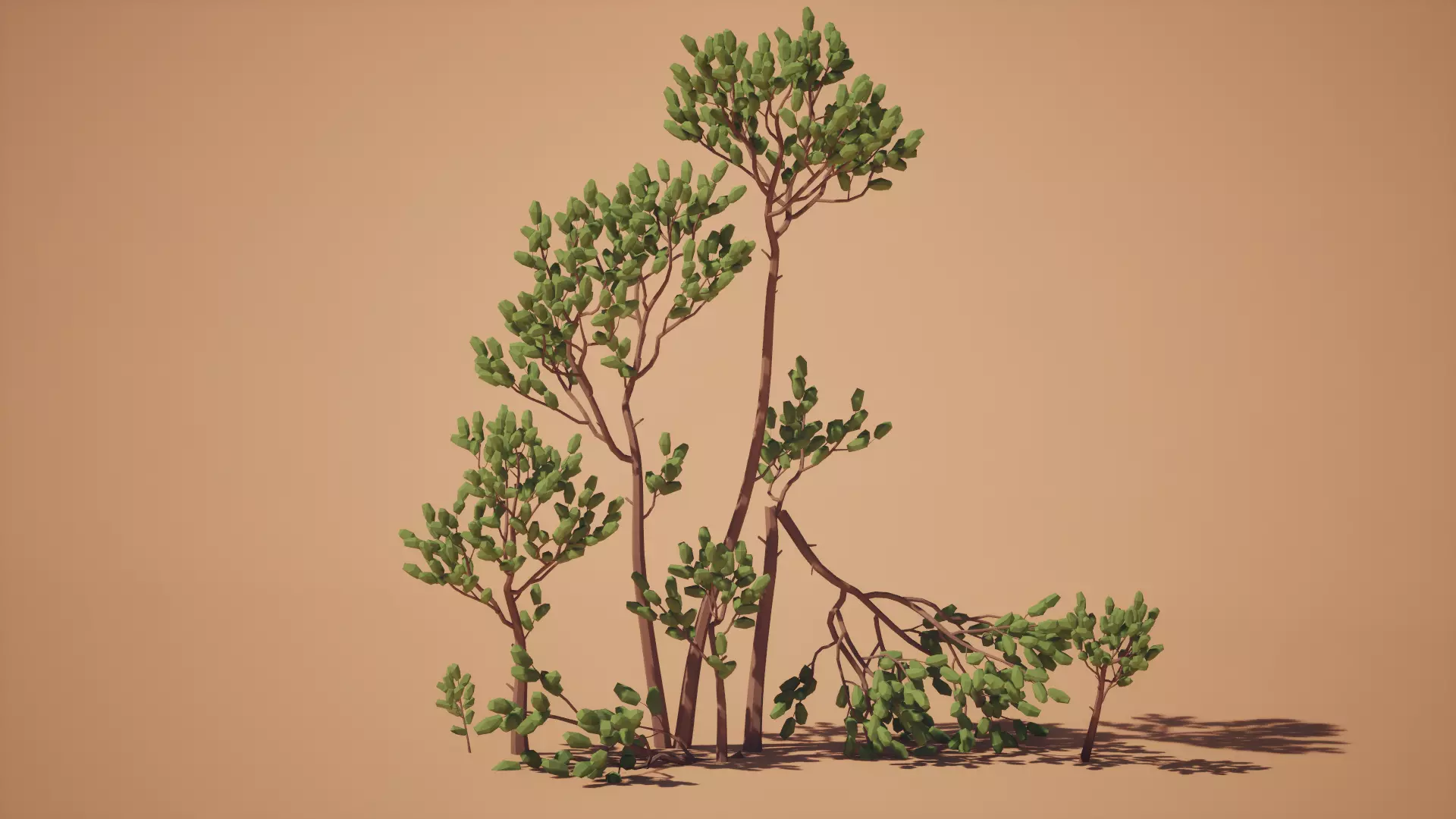 Low Poly Pine Trees - UE5 Low-poly 3D model_7