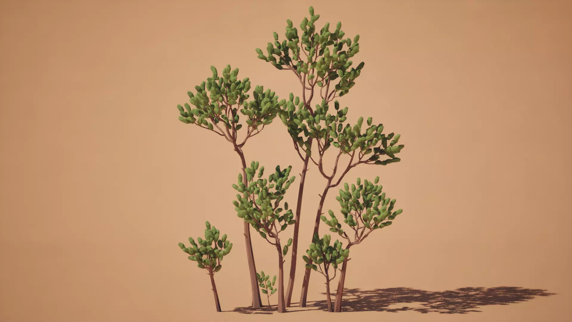 Low Poly Pine Trees - UE5 Low-poly 3D model_4