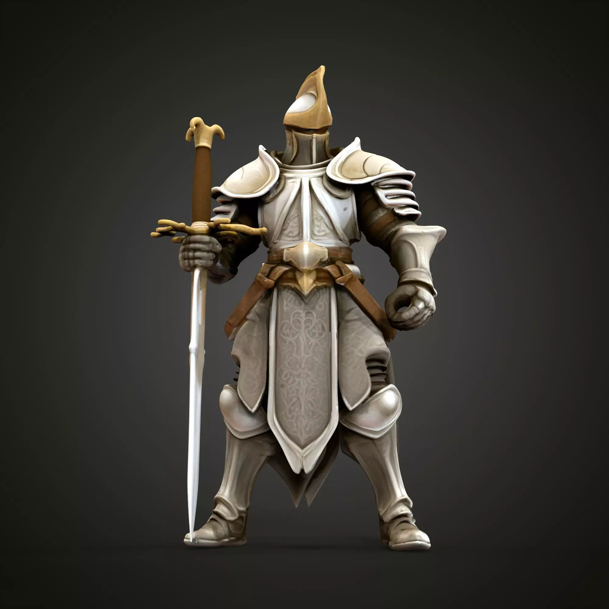Warrior 3D model_2