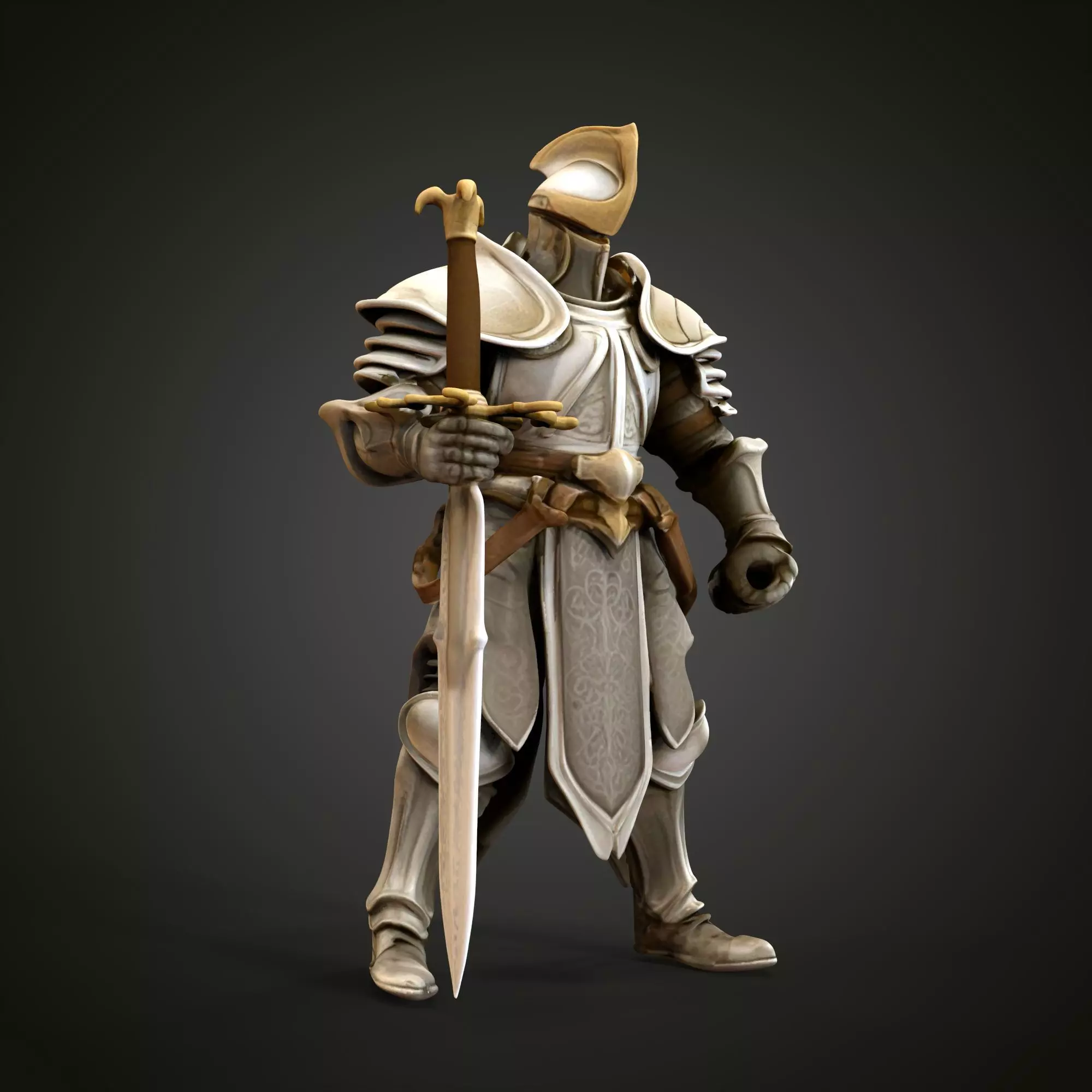 Warrior 3D model_0