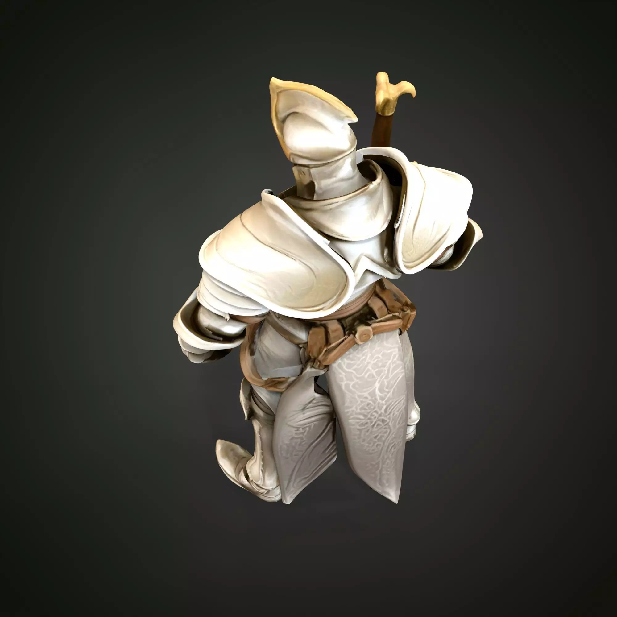 Warrior 3D model_6