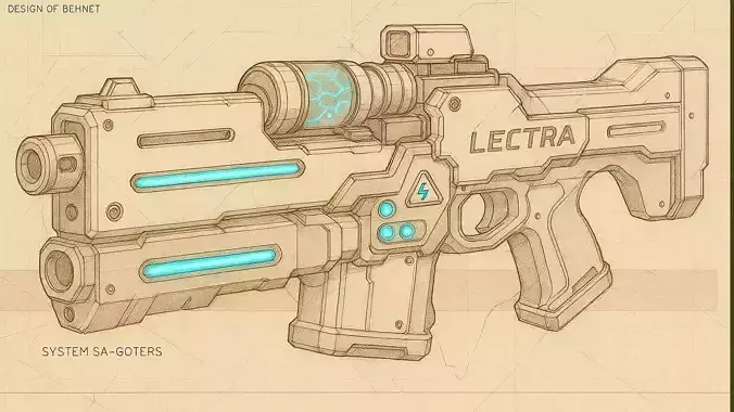 Starpiercer Low-poly 3D model