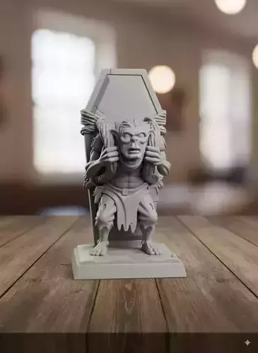 Coffin Bearer Creature 3D print model