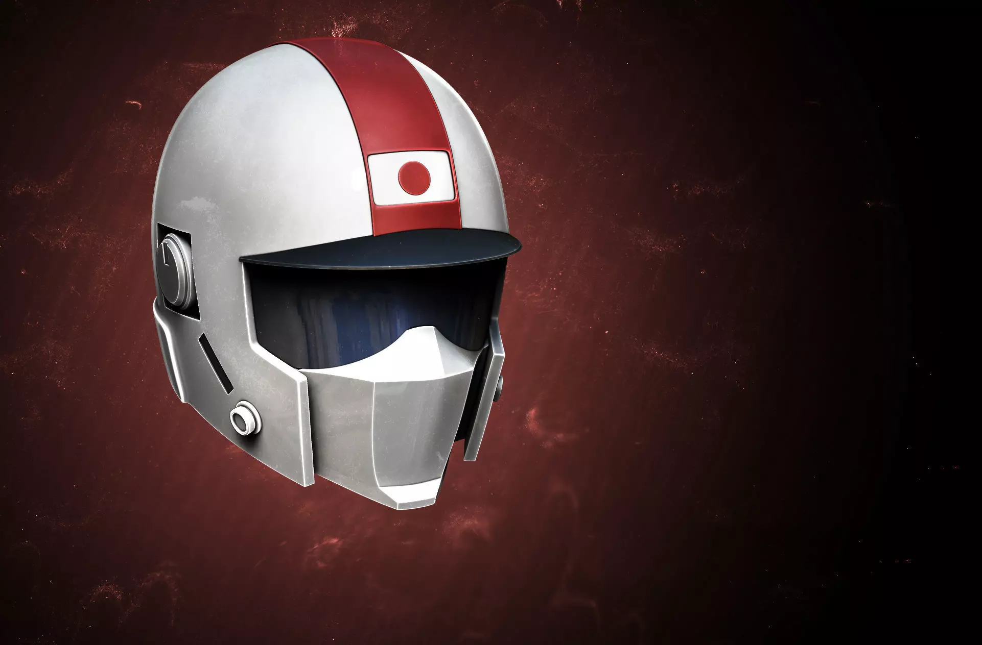 Saber rider helmets   3D print model_2