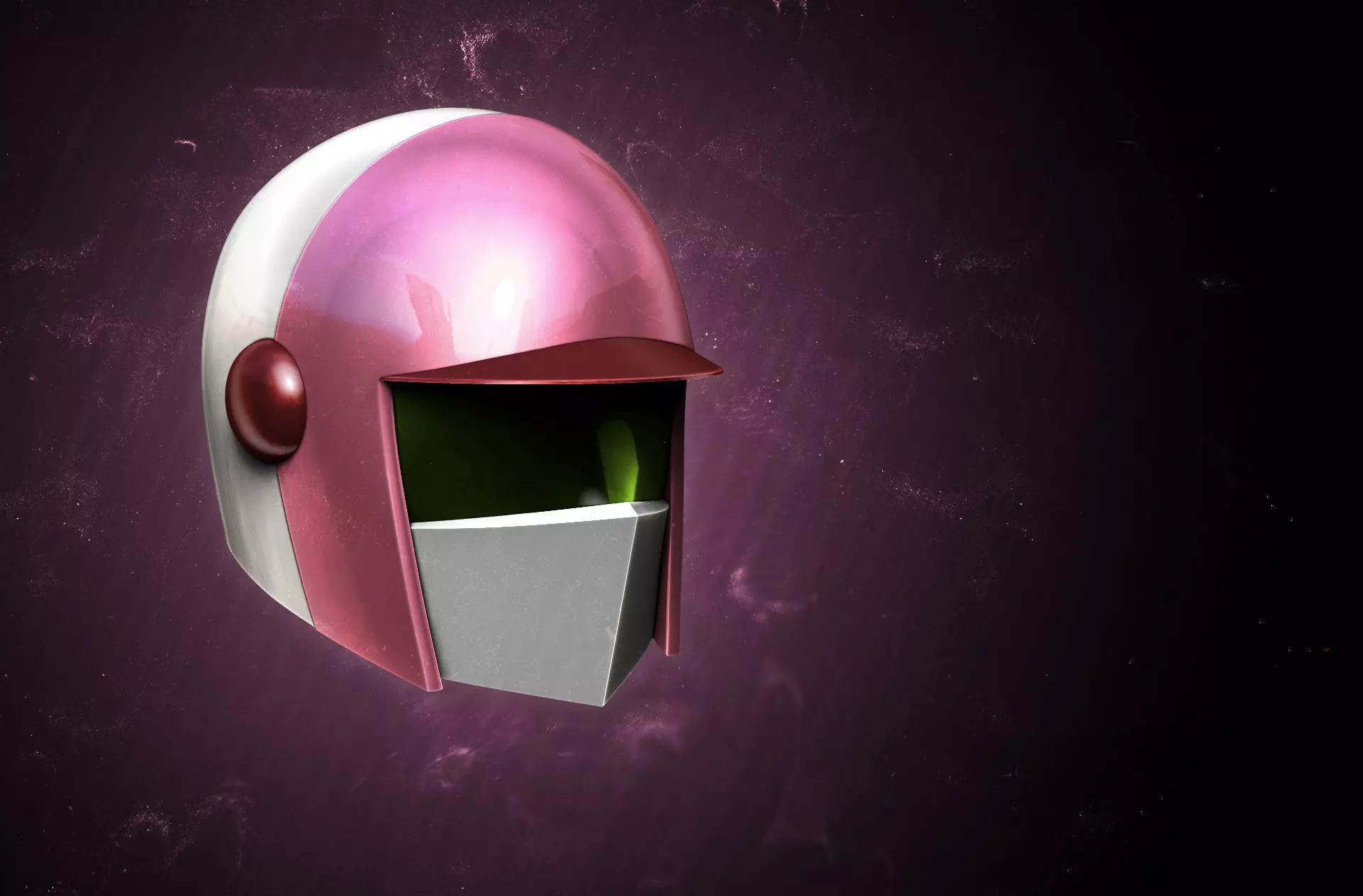 Saber rider helmets   3D print model_7