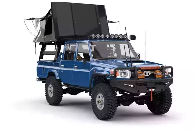 TOYOTA LAND CRUISER SERIE J79 HEMBRITA  Low-poly 3D model