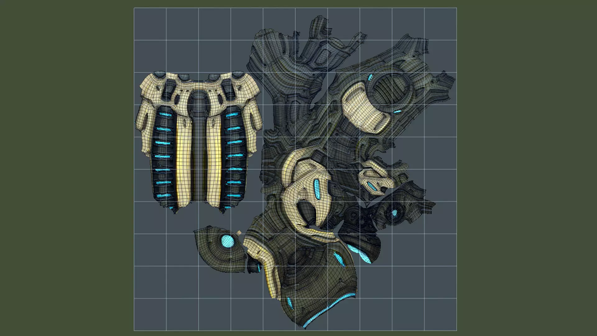 Voidlance Low-poly 3D model_4