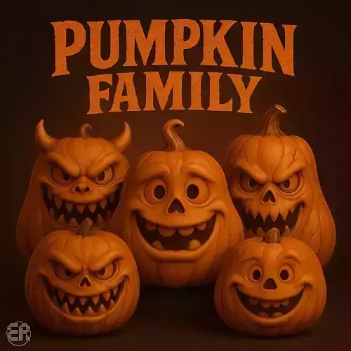 Pumpkin Family - Halloween Collection