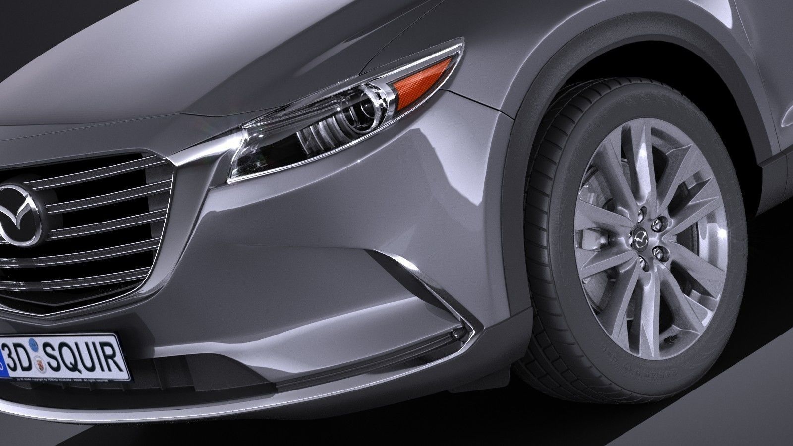 Mazda CX-9 2017 3D model_4