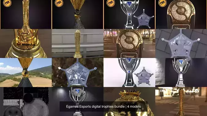 Egames Esports digital trophies bundle