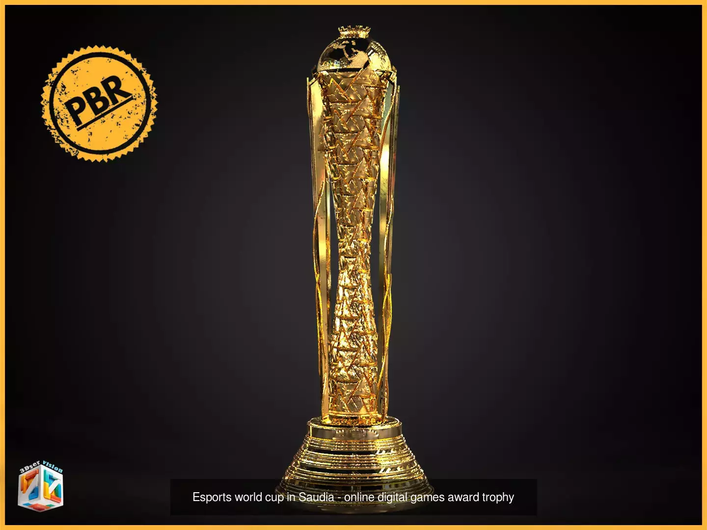 Egames Esports digital trophies bundle 3D Model Collection_2