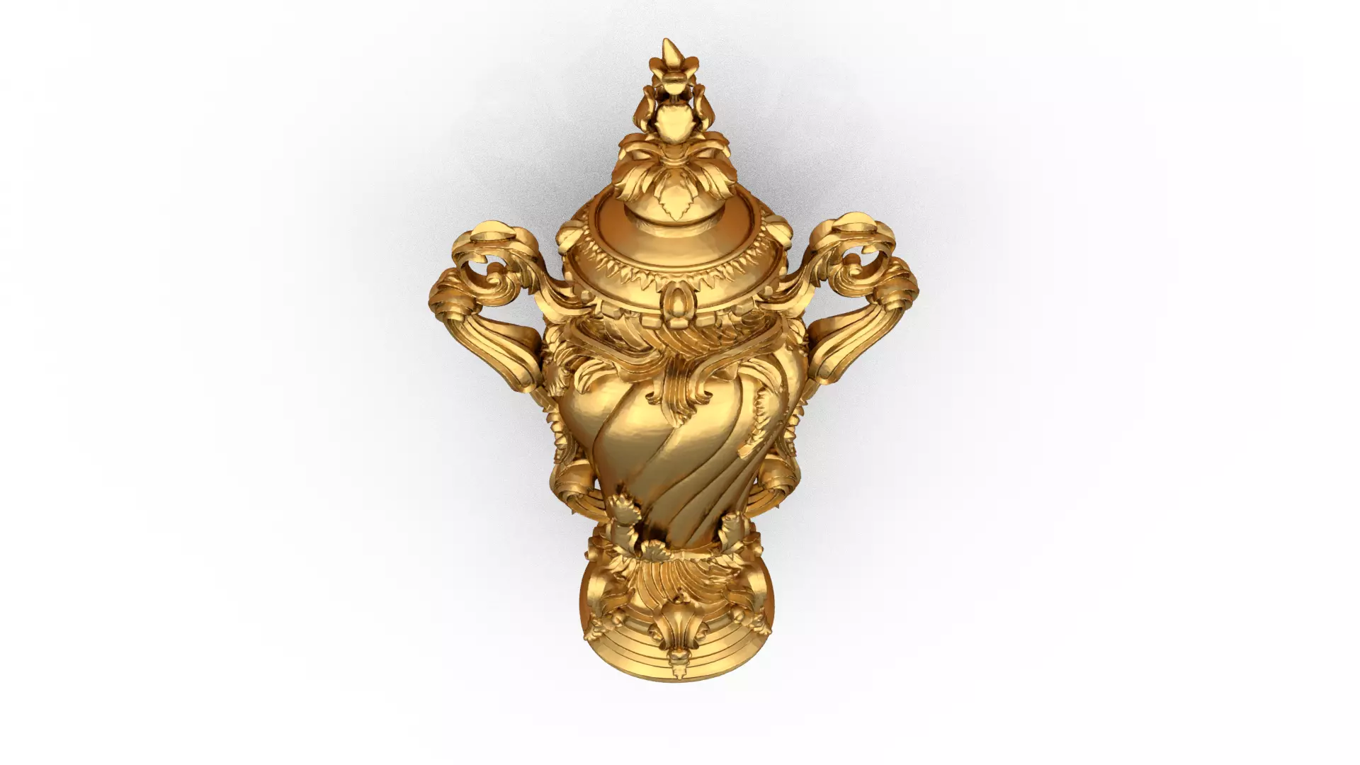 Classical urn decorative onlay cnc 3d printing stl 04 3D print model_1