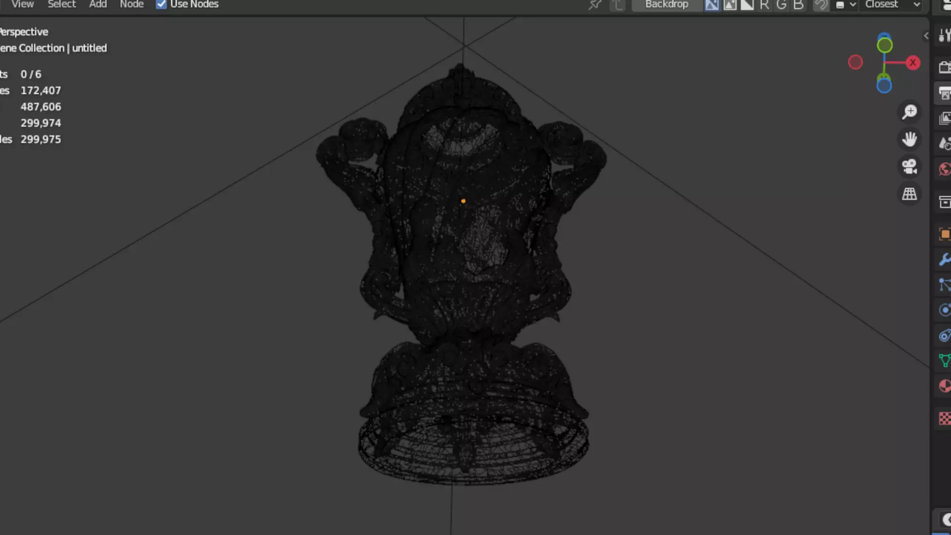 Classical urn decorative onlay cnc 3d printing stl 04 3D print model_6