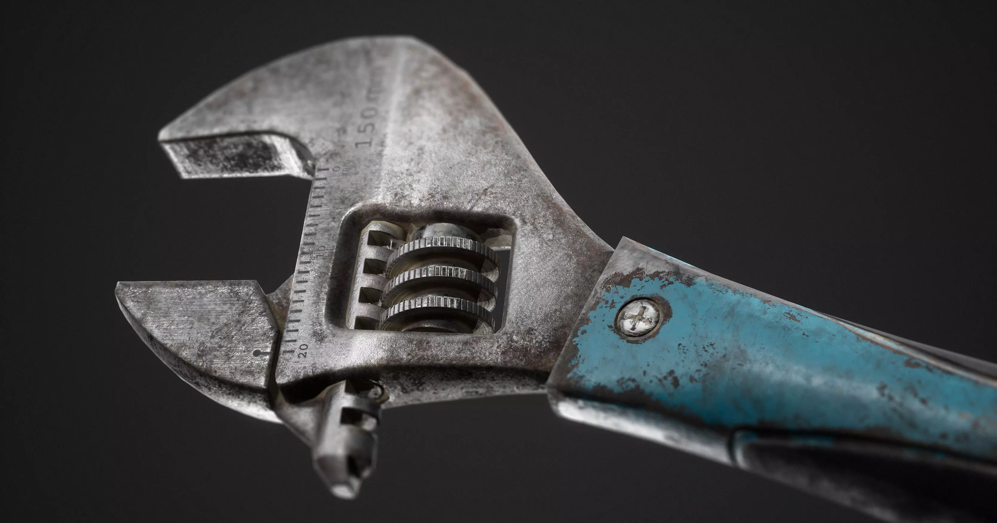 Photorealistic Low Poly Wrench Tool 3D Model Low-poly 3D model_6