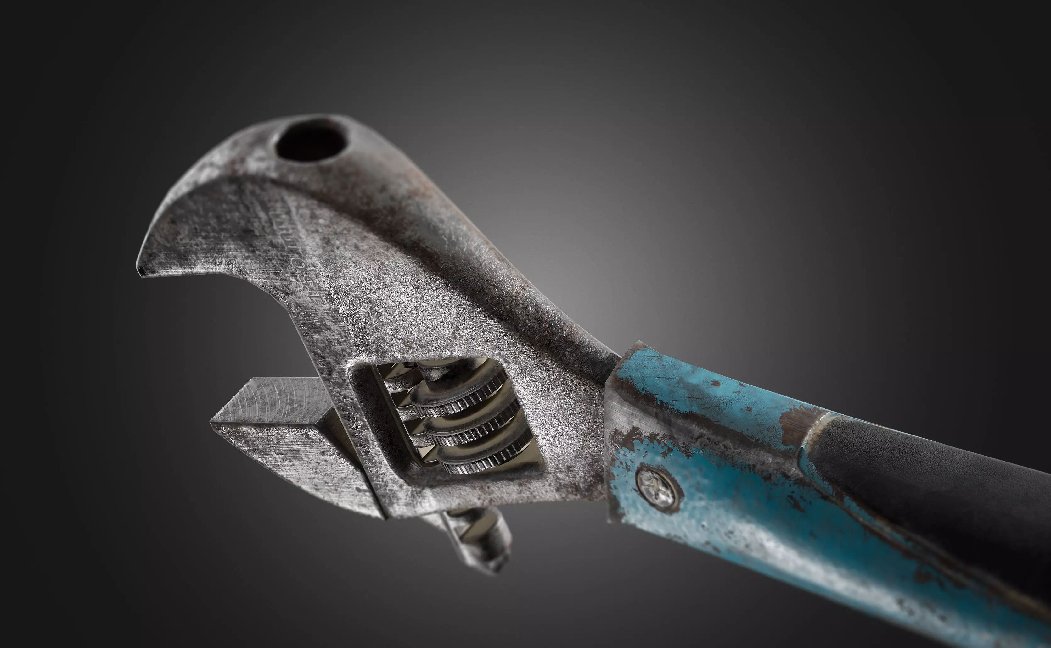 Photorealistic Low Poly Wrench Tool 3D Model Low-poly 3D model_5