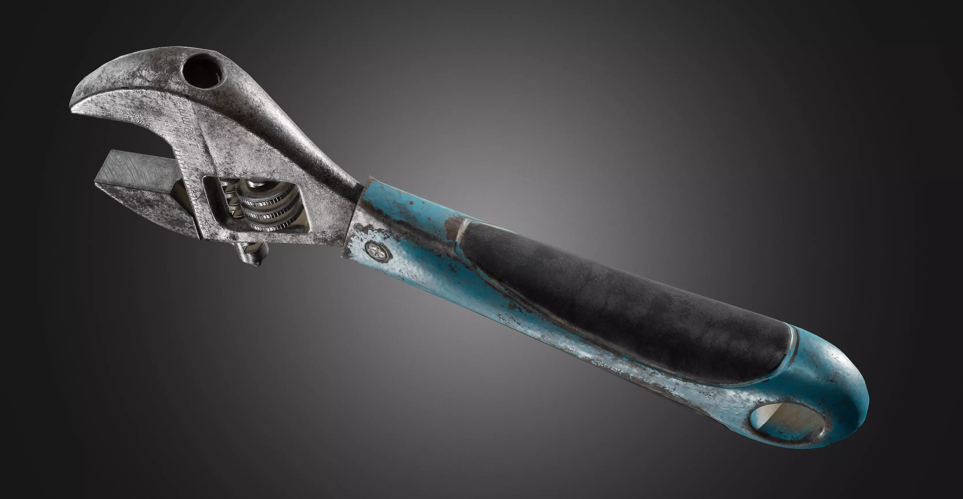 Photorealistic Low Poly Wrench Tool 3D Model Low-poly 3D model_2