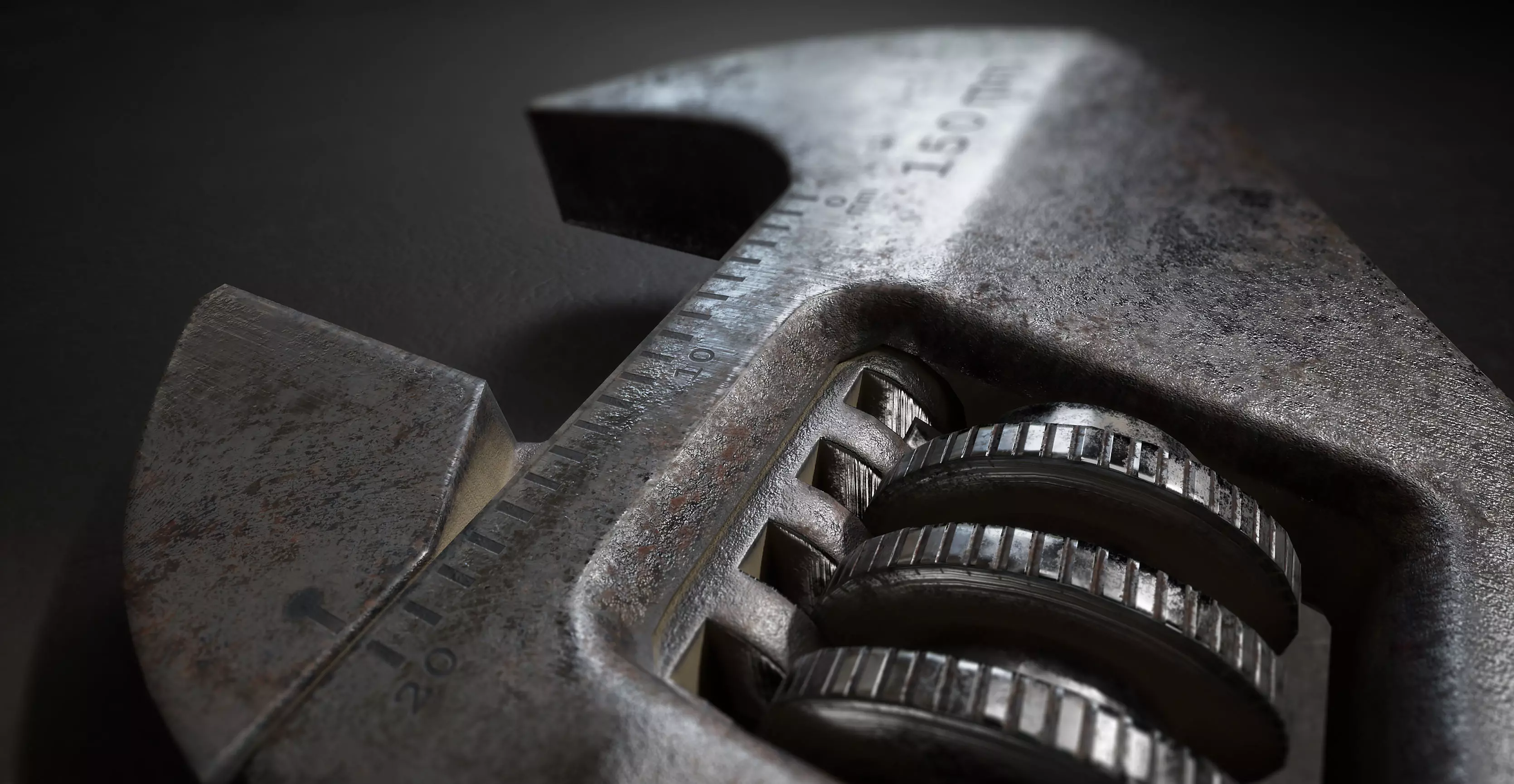 Photorealistic Low Poly Wrench Tool 3D Model Low-poly 3D model_3