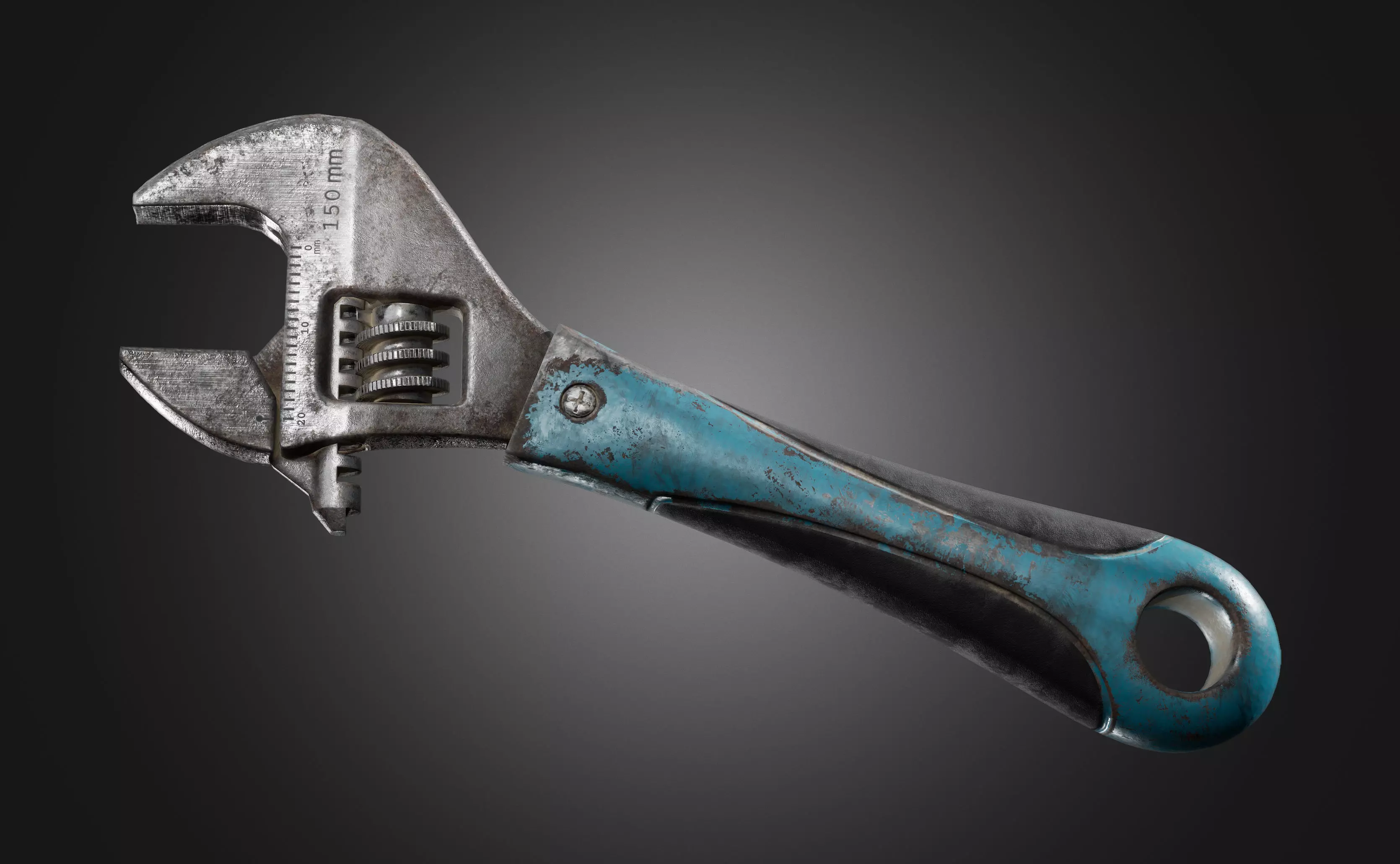 Photorealistic Low Poly Wrench Tool 3D Model Low-poly 3D model_4