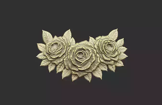 Rose ornamental Victorian gothic decor thorn luxury 