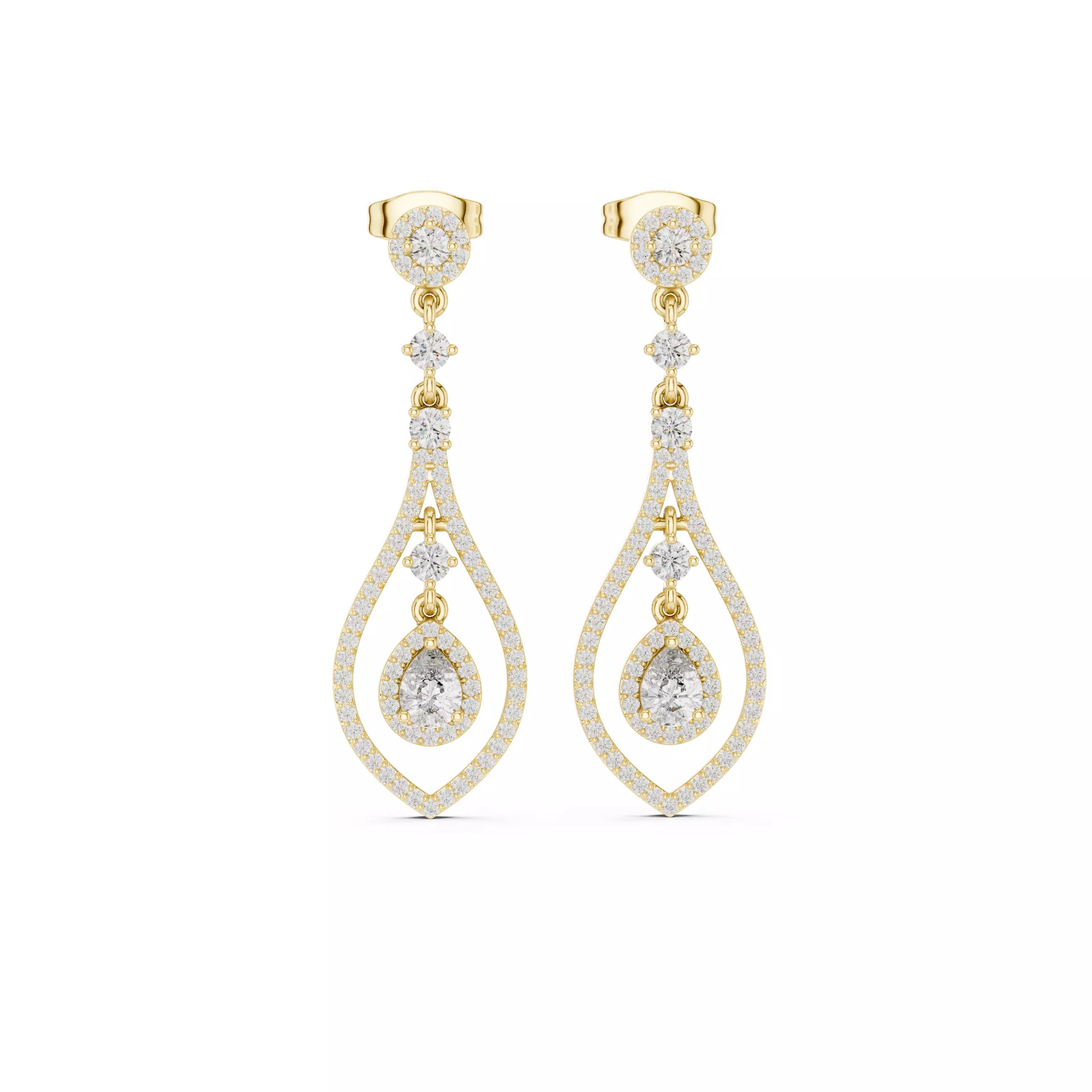 Diamond Drops 3dm stl renders 360 Animation videos detail 3D print model_8