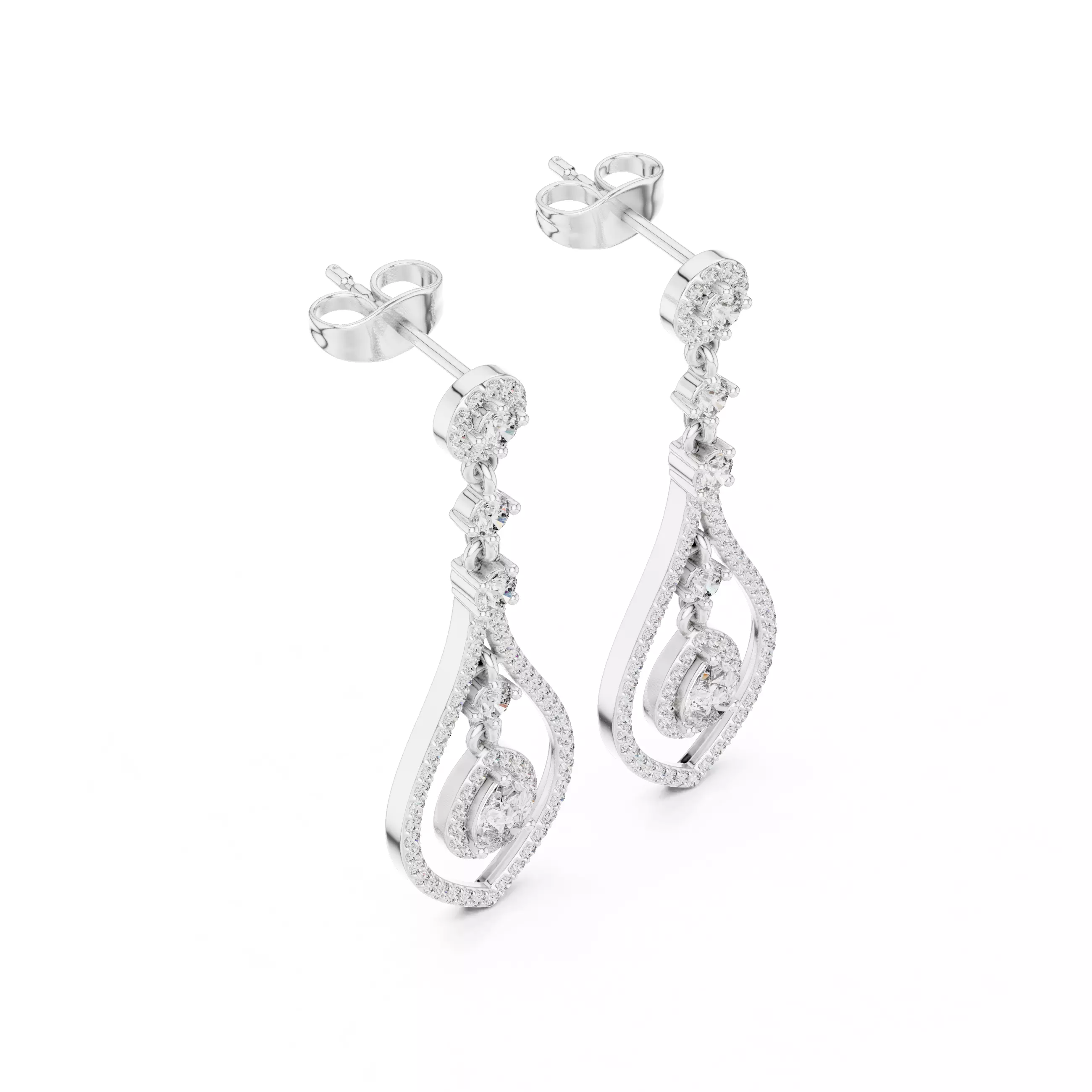 Diamond Drops 3dm stl renders 360 Animation videos detail 3D print model_3