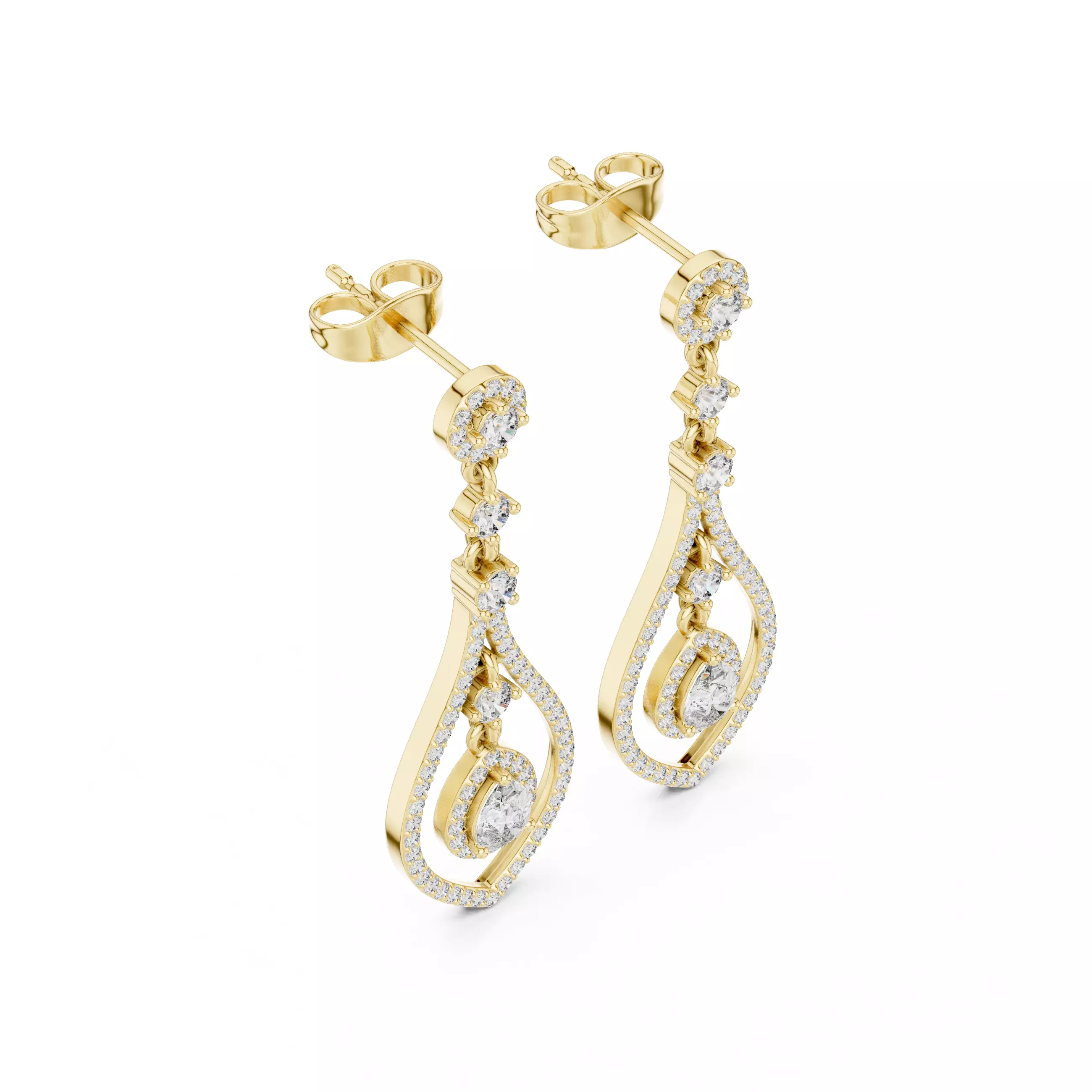 Diamond Drops 3dm stl renders 360 Animation videos detail 3D print model_6