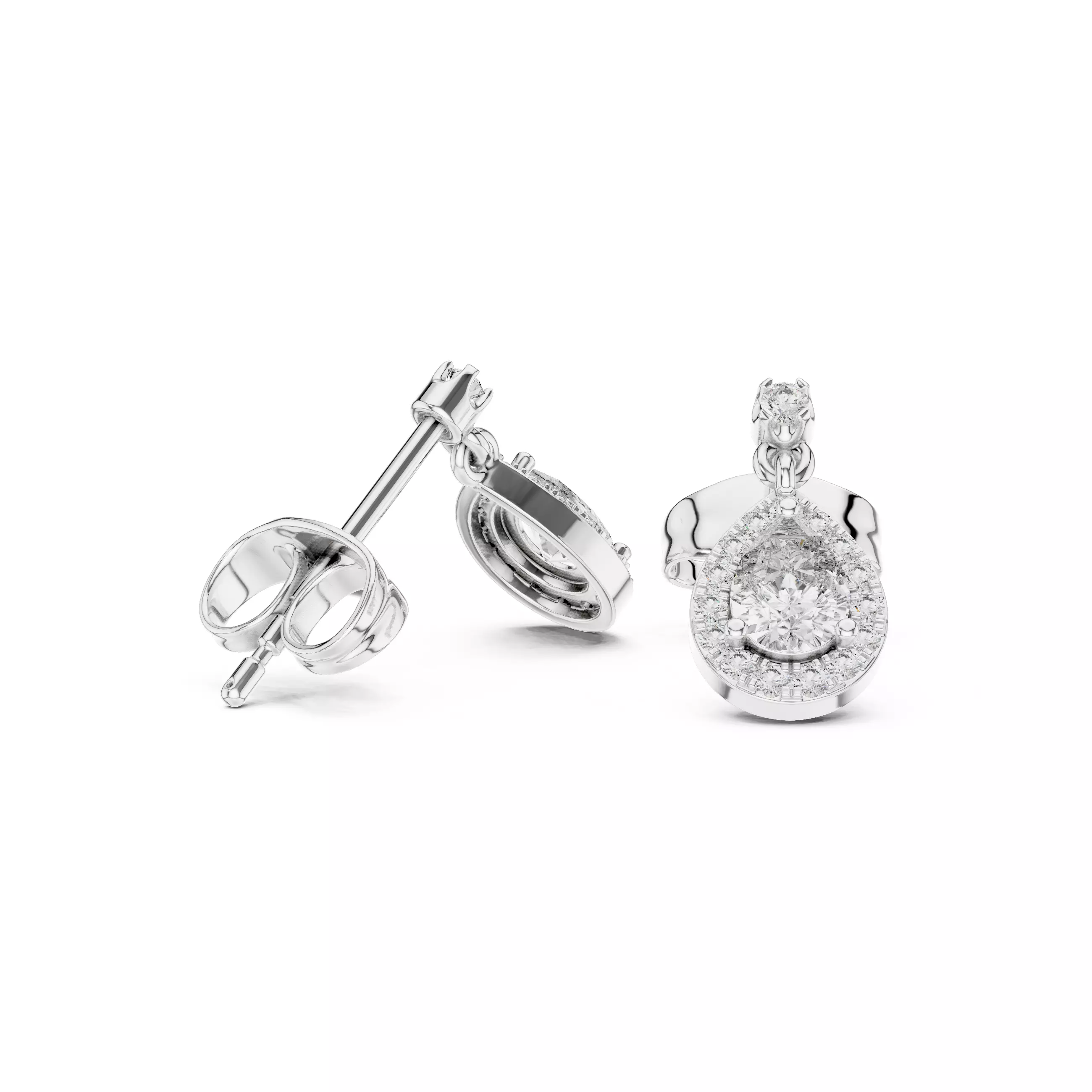 Diamond Drops 3dm stl renders 360 Animation videos detail  3D print model_10