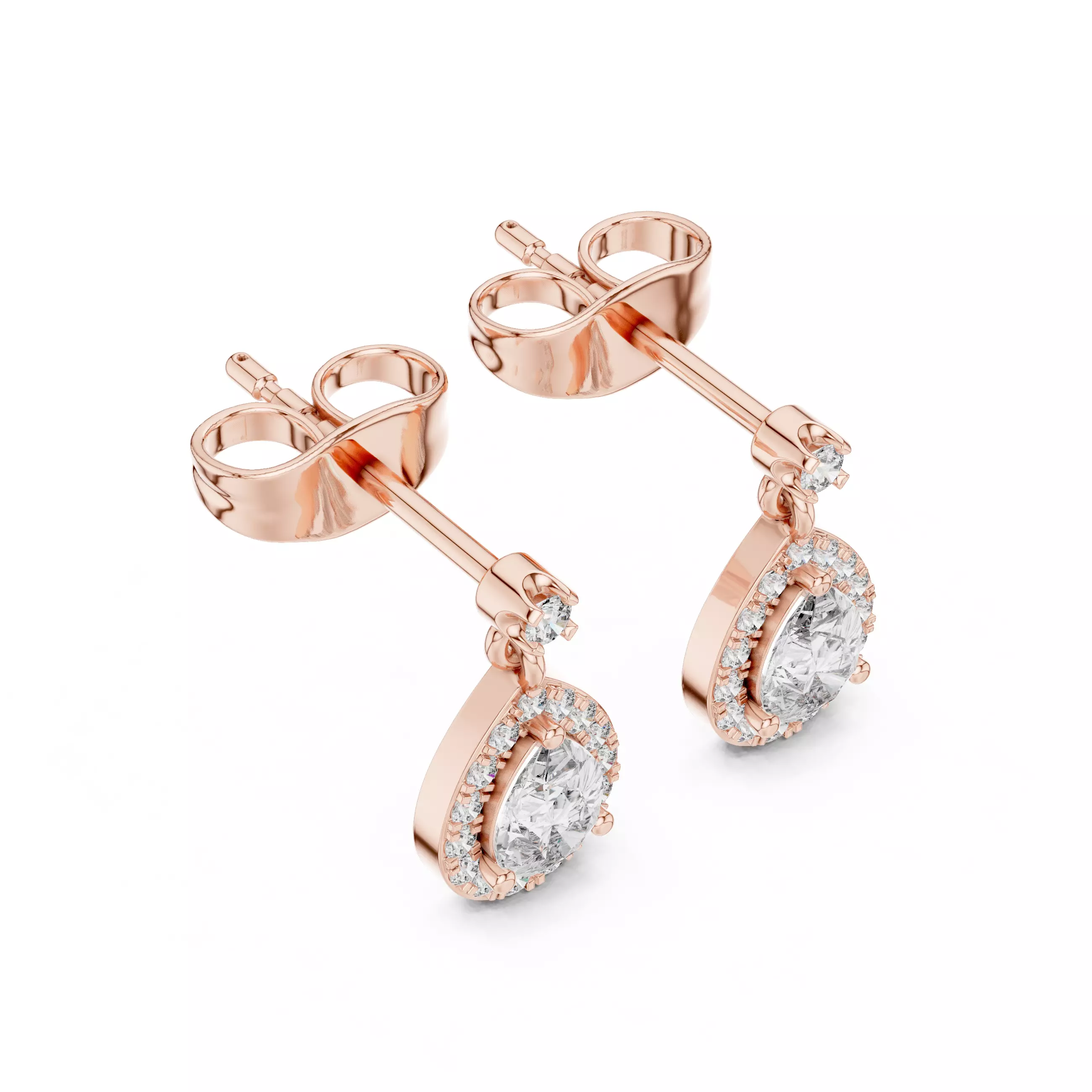 Diamond Drops 3dm stl renders 360 Animation videos detail  3D print model_1