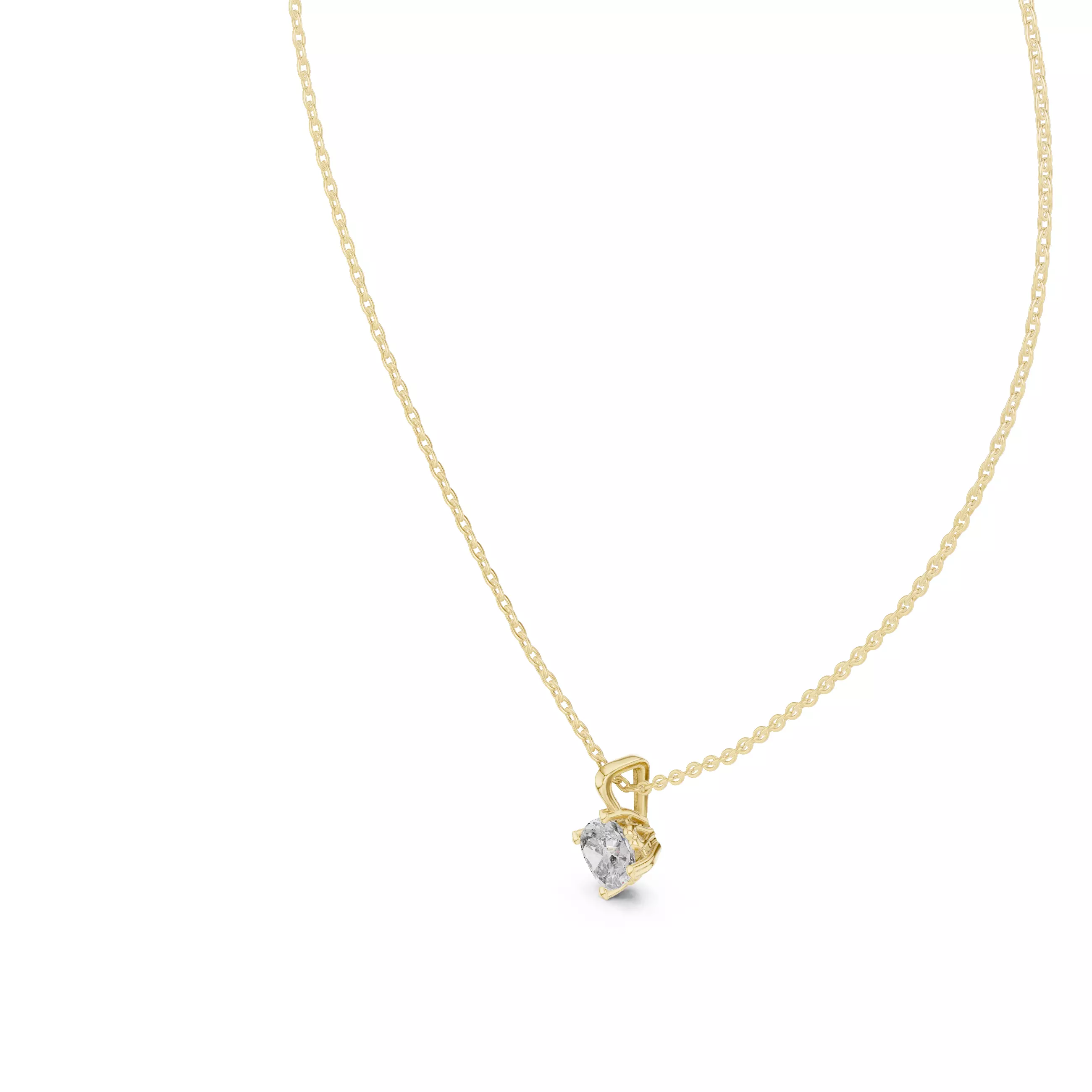 Solitaire Pendant 3dm stl renders Animation Videos Details 3D print model_11