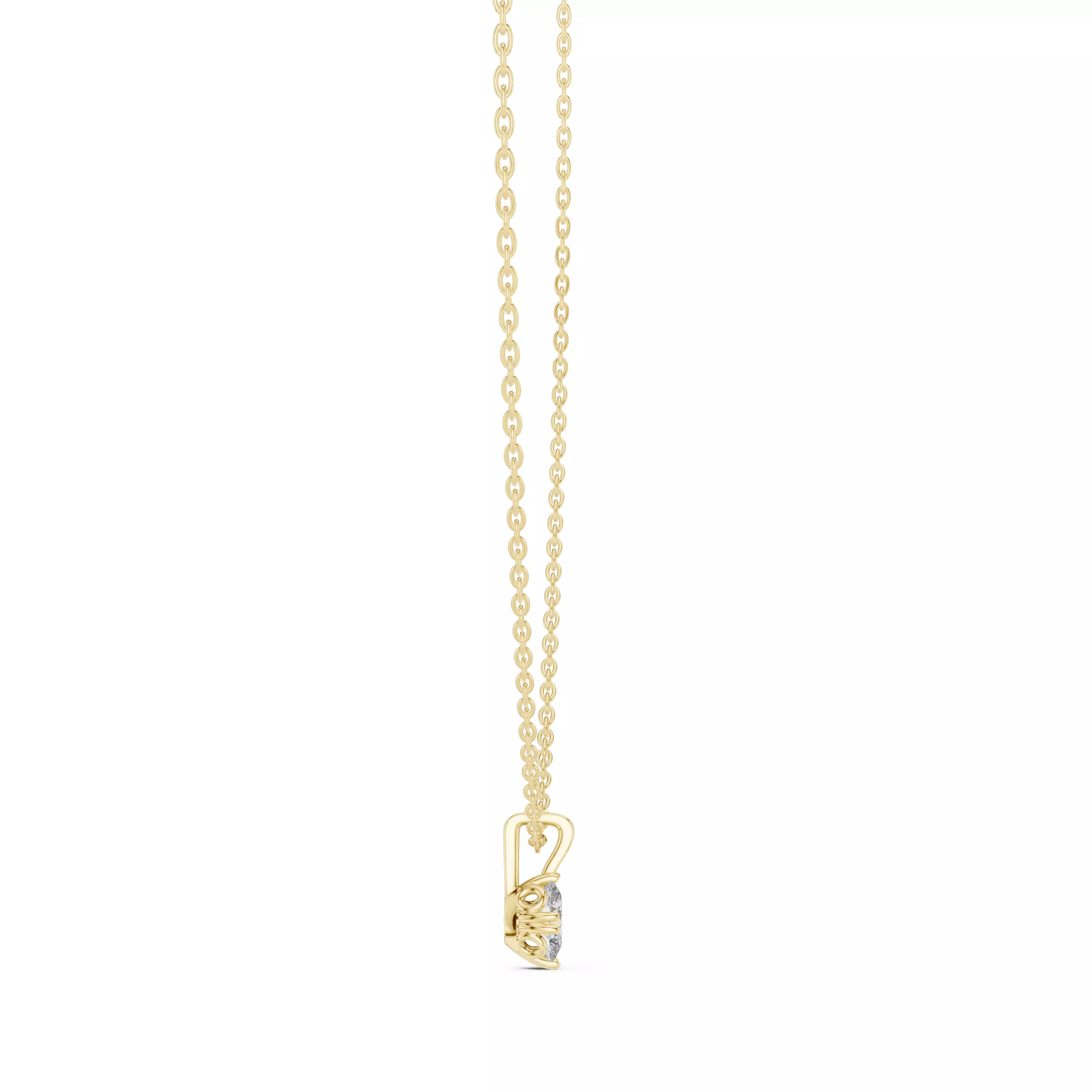 Oval Solitaire Pendant 3dm stl renders Animation Videos Details 3D print model_12