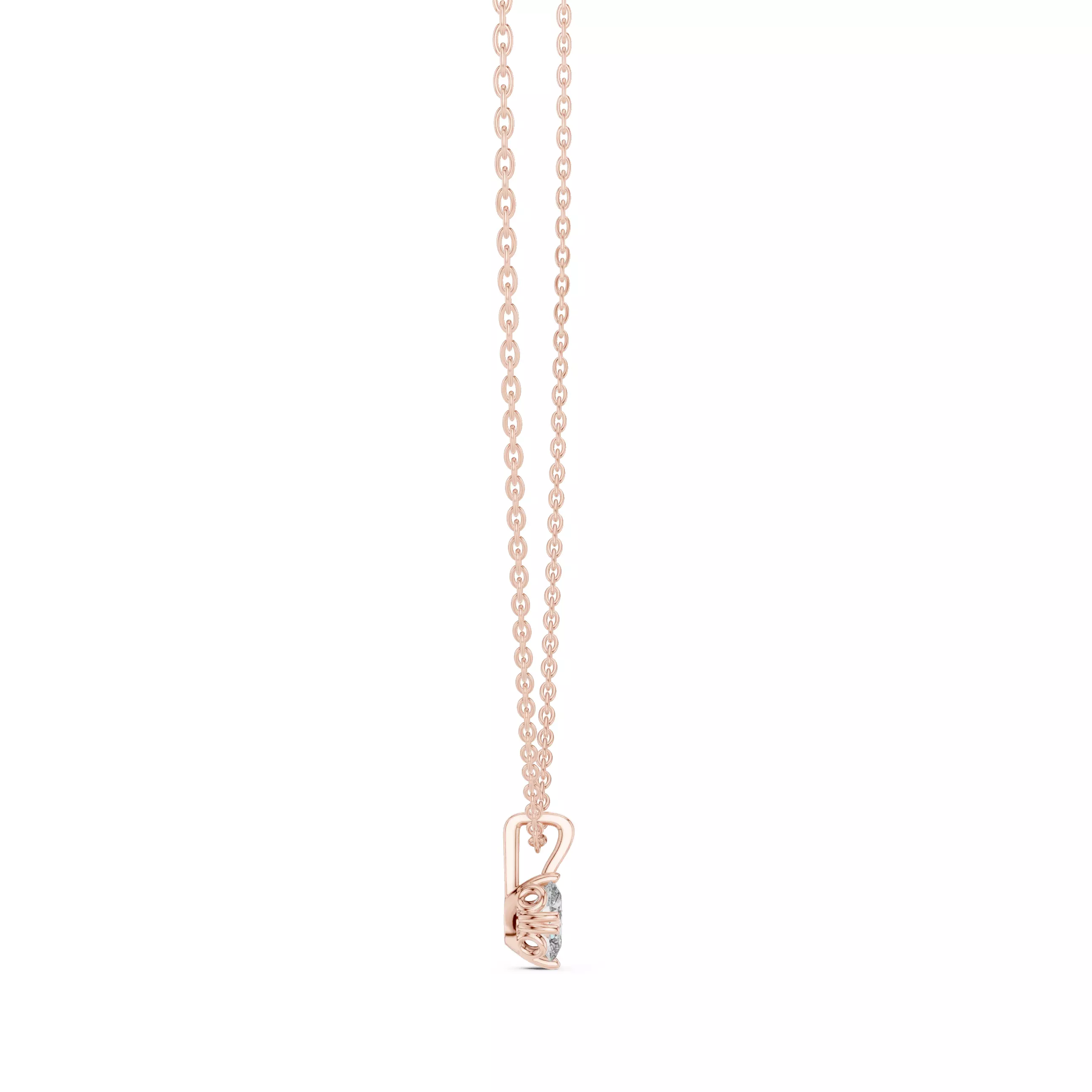 Oval Solitaire Pendant 3dm stl renders Animation Videos Details 3D print model_4