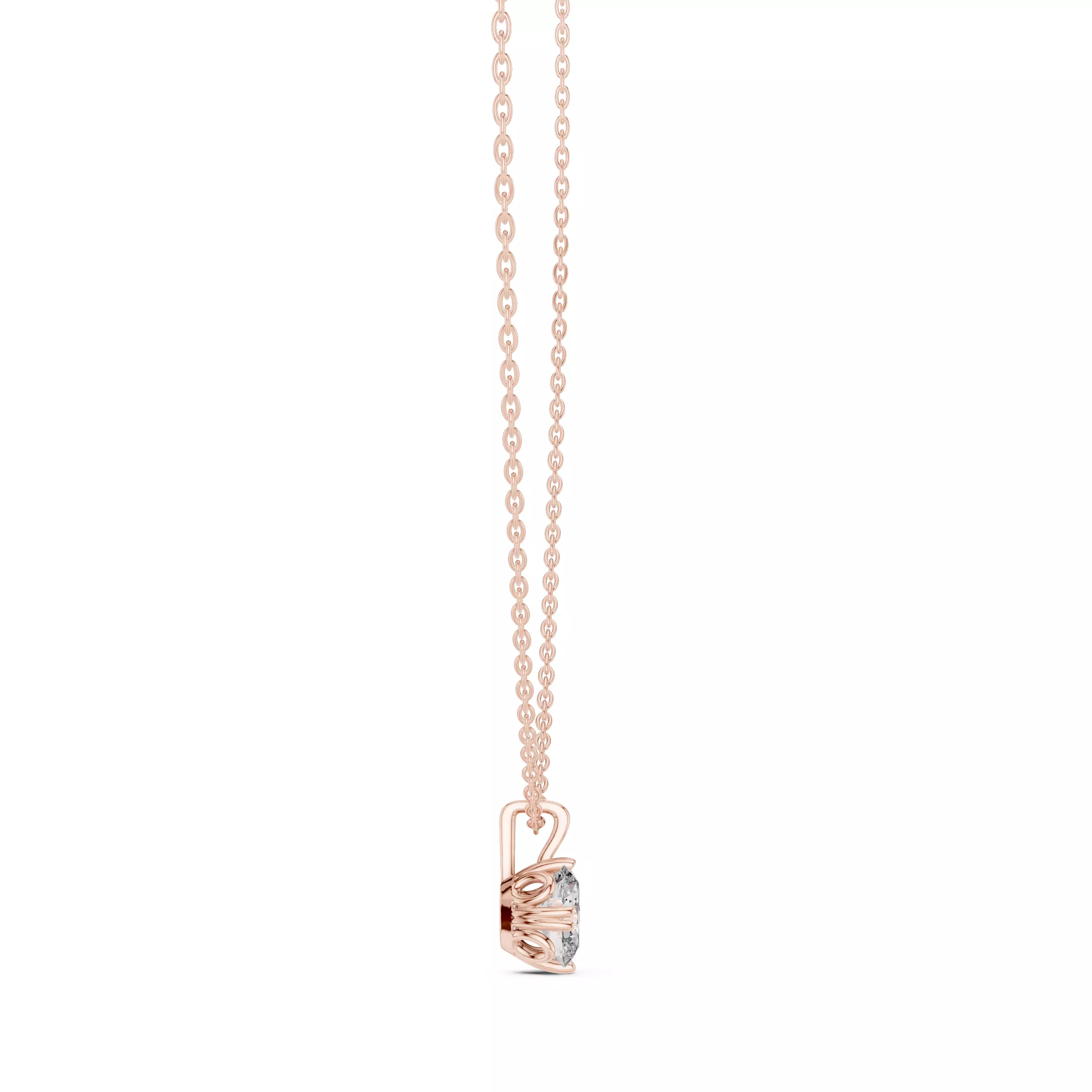 Oval Mono Solitaire Pendant 3dm stl renders Animation Videos 3D print model_4