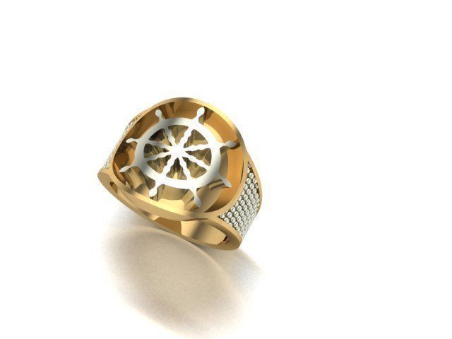 sintered men ring 3D print model