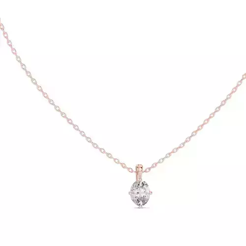 Oval Mono Solitaire Pendant 3dm stl renders Animation Videos