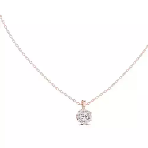 Round Halo Solitaire Pendant 3dm stl renders Animation Videos 